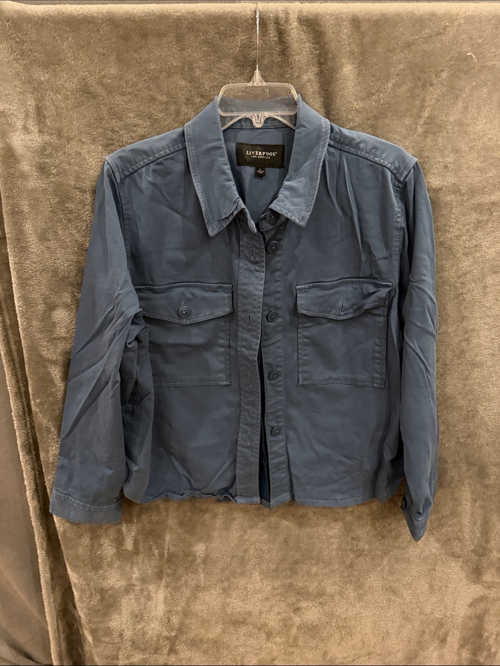 Liverpool Slate Blue Utility Jacket